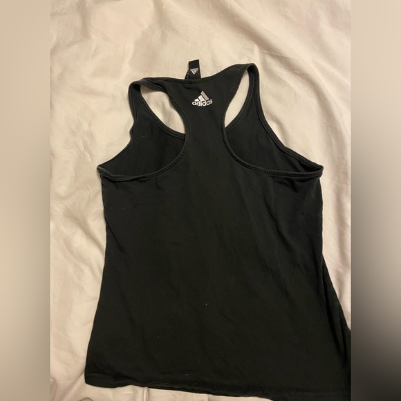 Women’s Adidas black work out tank top - its small - Picture 2 of 3